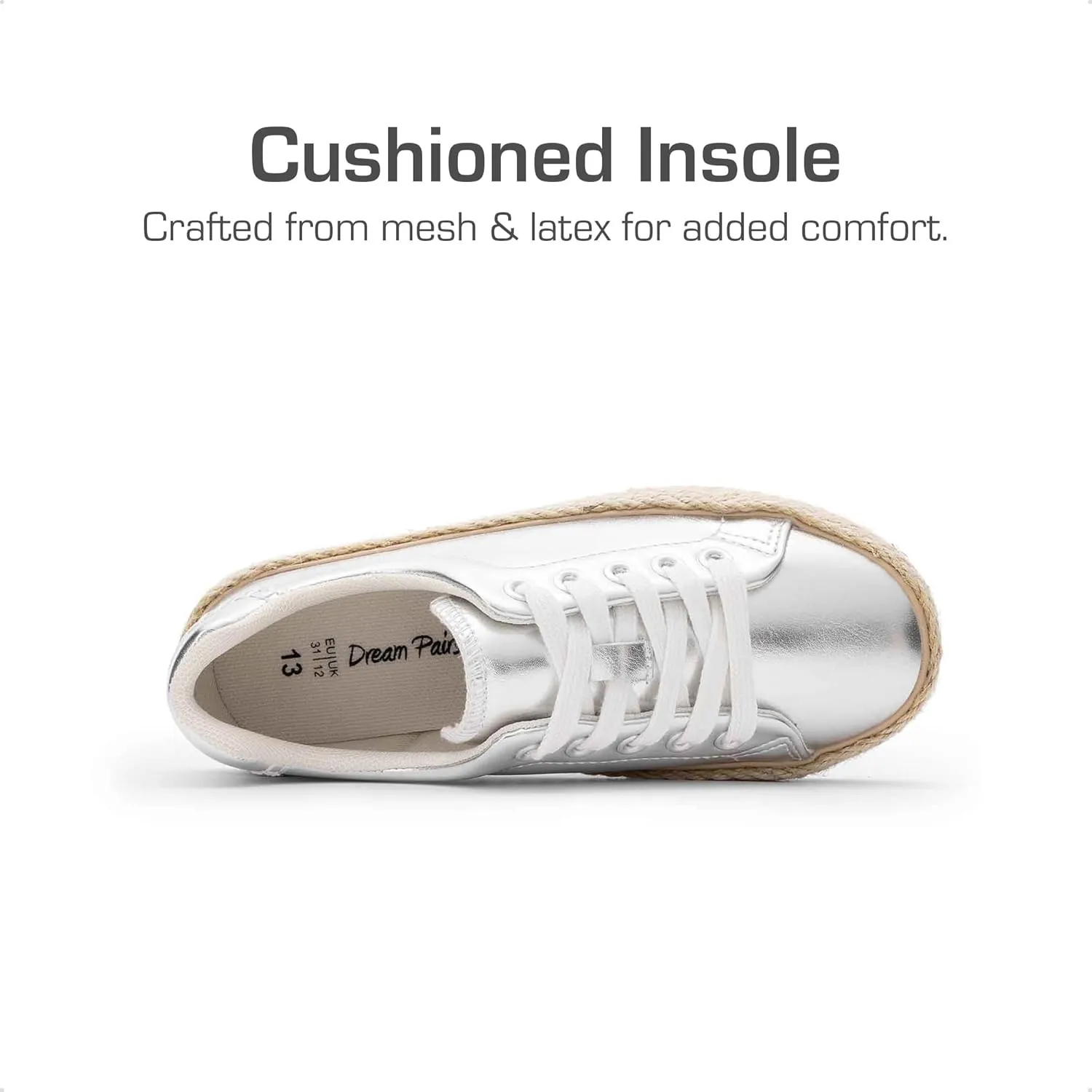 DREAM PAIRS Kid Shoes Boys Girls Sneakers Lace Up Walking Casual Shoes