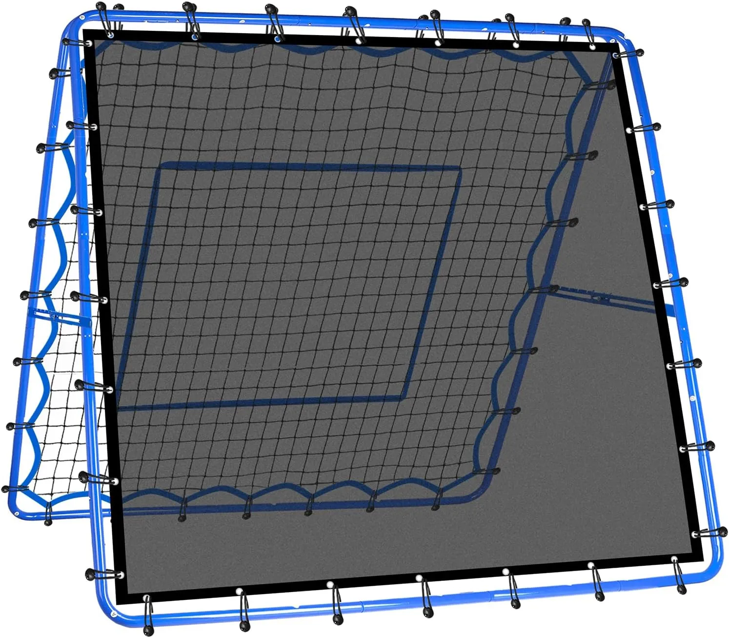 Dual-Sided Soccer Rebounder Net, Fast & Slow Rebound Speed Training for Control, Passing Practice, Easy Setup Baseball/Volleyball Rbounder Gifts Aids & Equipment for Kids,Teens & Adults