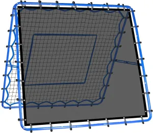 Dual-Sided Soccer Rebounder Net, Fast & Slow Rebound Speed Training for Control, Passing Practice, Easy Setup Baseball/Volleyball Rbounder Gifts Aids & Equipment for Kids,Teens & Adults