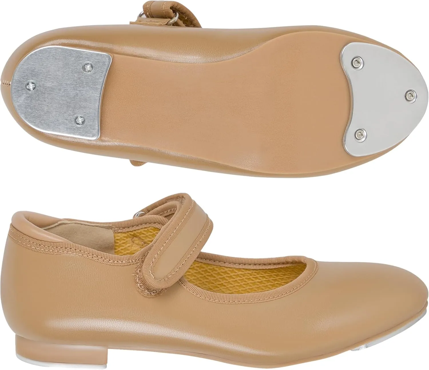 Dynadans Unisex-Child Adjustable Strap Tap Shoe Mary Jane Flat