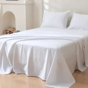 Easy Care Luxury 300 Thread Polycotton Sateen  - Flat Sheet