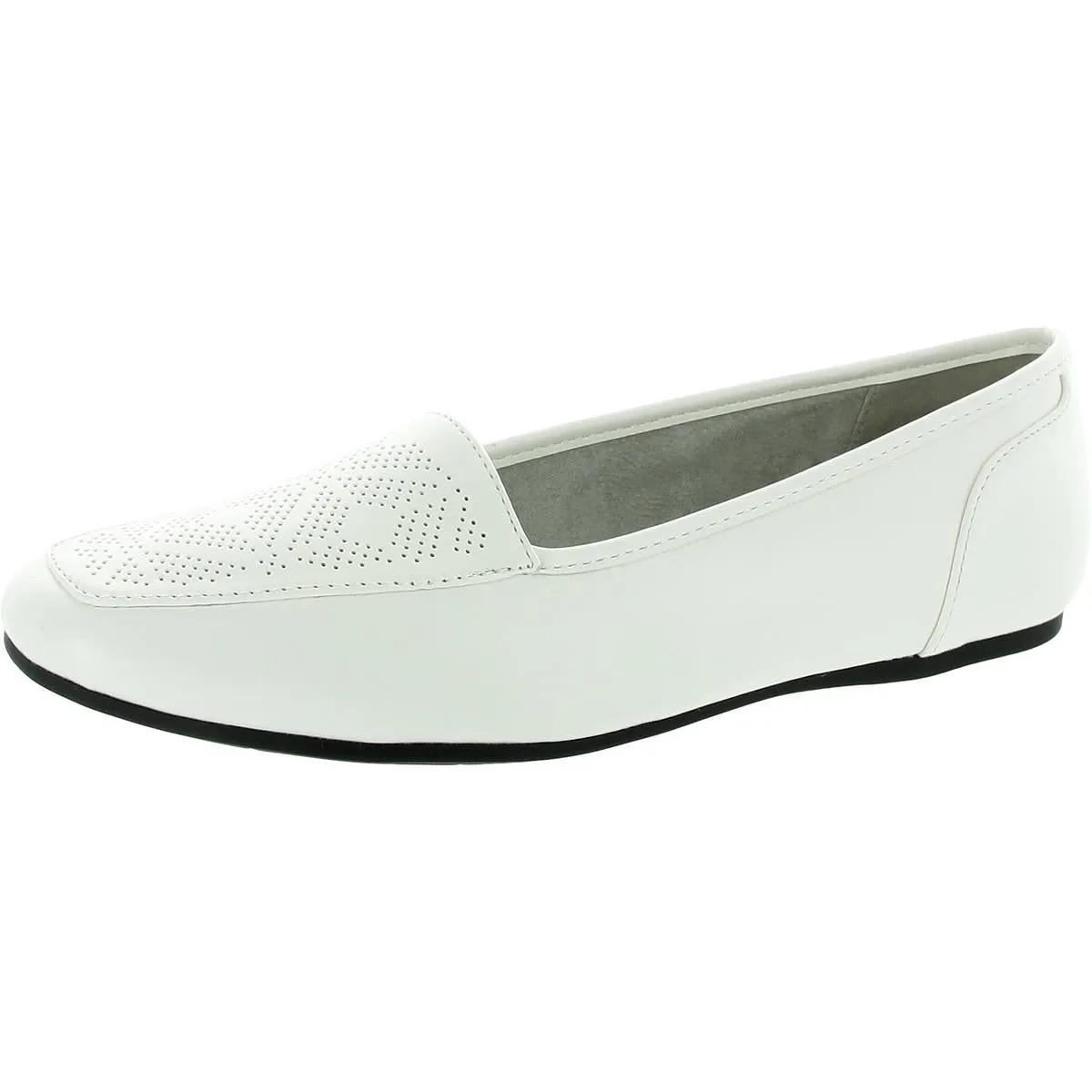 Easy Street Womens Perforated  Flat Shoes