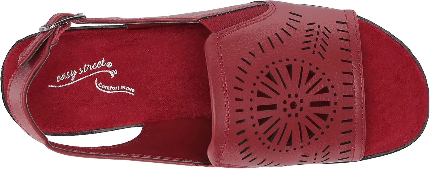 Easy Street Women's Rose Comfort Sandal with Cutouts