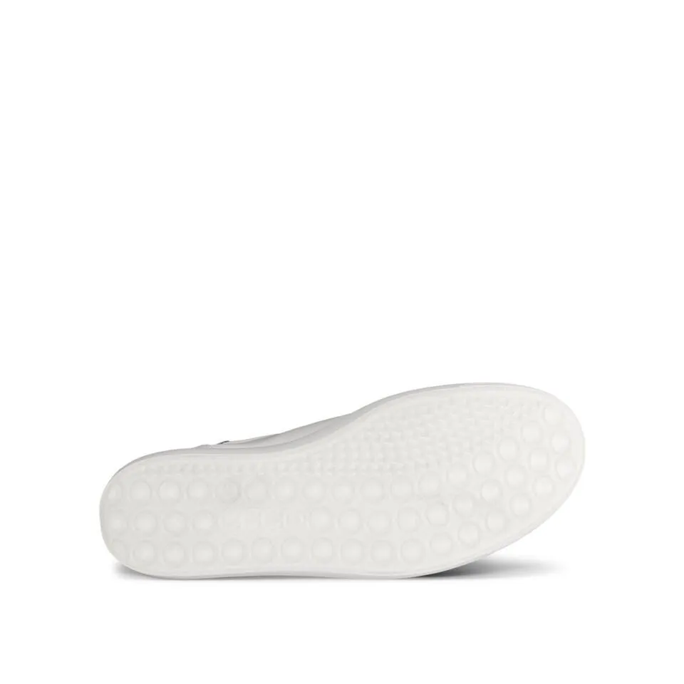 Ecco Women's Soft 7 Sneaker - White/Silver