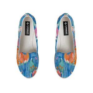 Electric Blue Ikat Nook Espadrille