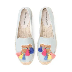 Espadrille Sapatos Breathable Embroider Shoes Comfortable Ladies Womens Thick Bottom Flats Fashion