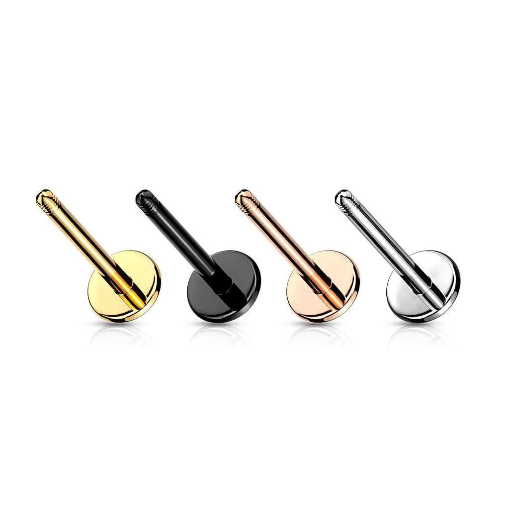 Externally Threaded Flat Back Post 16g-14g