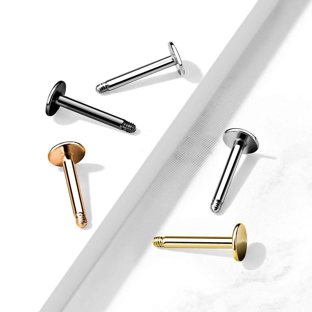 Externally Threaded Flat Back Post 16g-14g