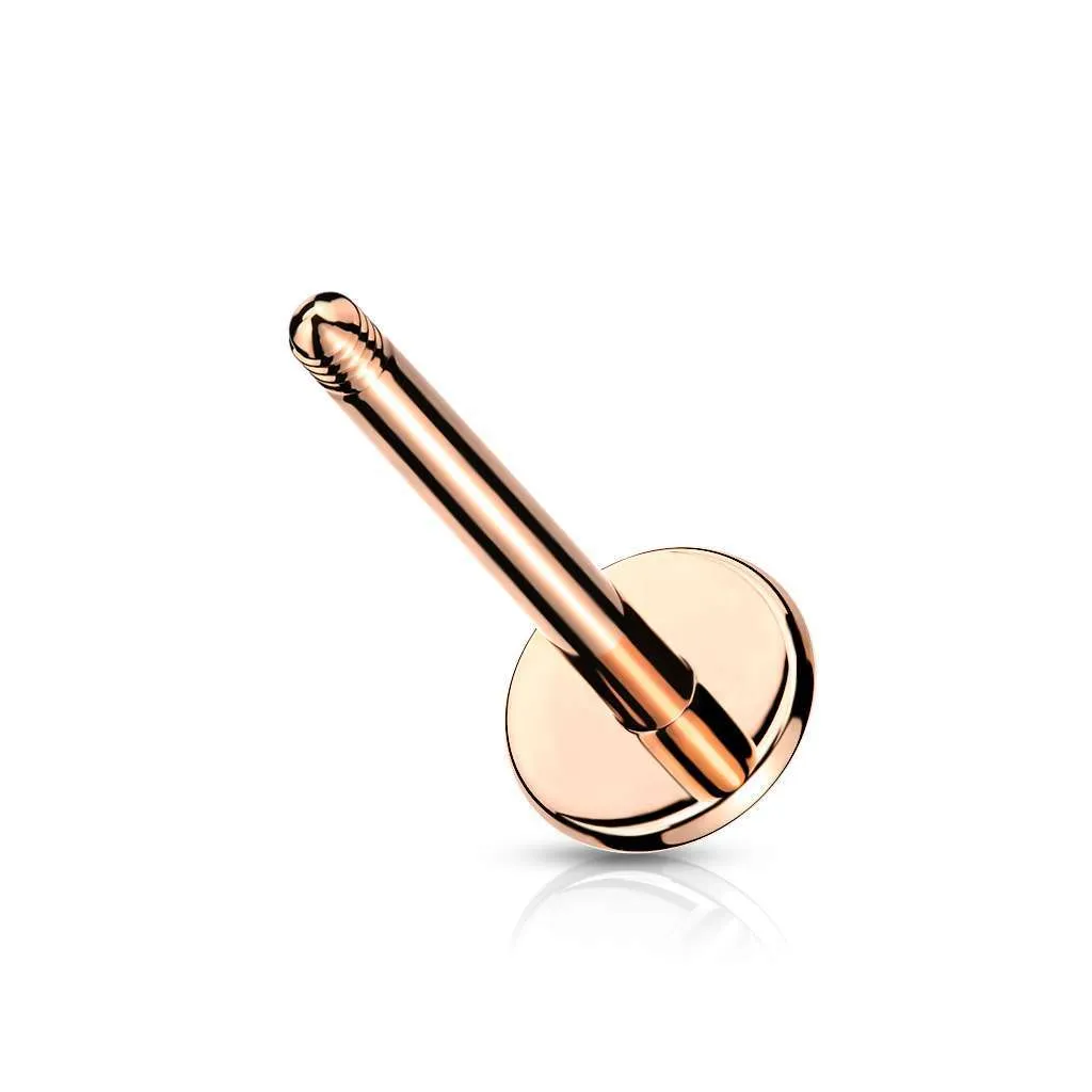 Externally Threaded Flat Back Post 16g-14g