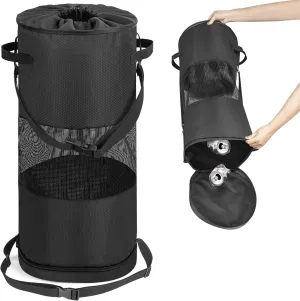 Fasrom Boat Trash Bag with Zipper Bottom for Easy Disposal, Black (Empty Bag Only, Patented Design)