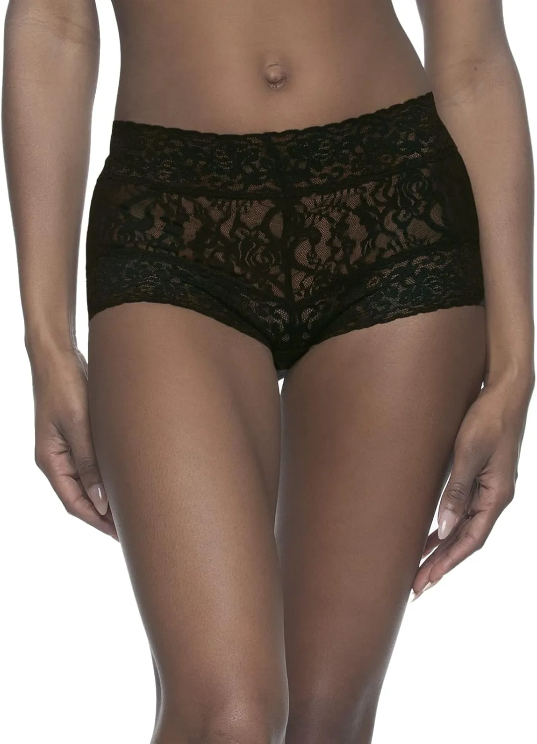 Felina | Signature Stretchy Lace Hi-Waisted Boyleg Panty 5-Pack