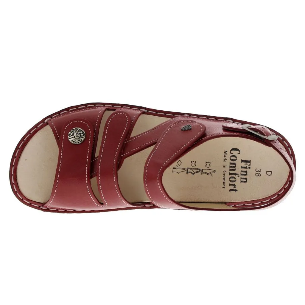 Finn Comfort Gomera-S Women's Red Slingback Sandals