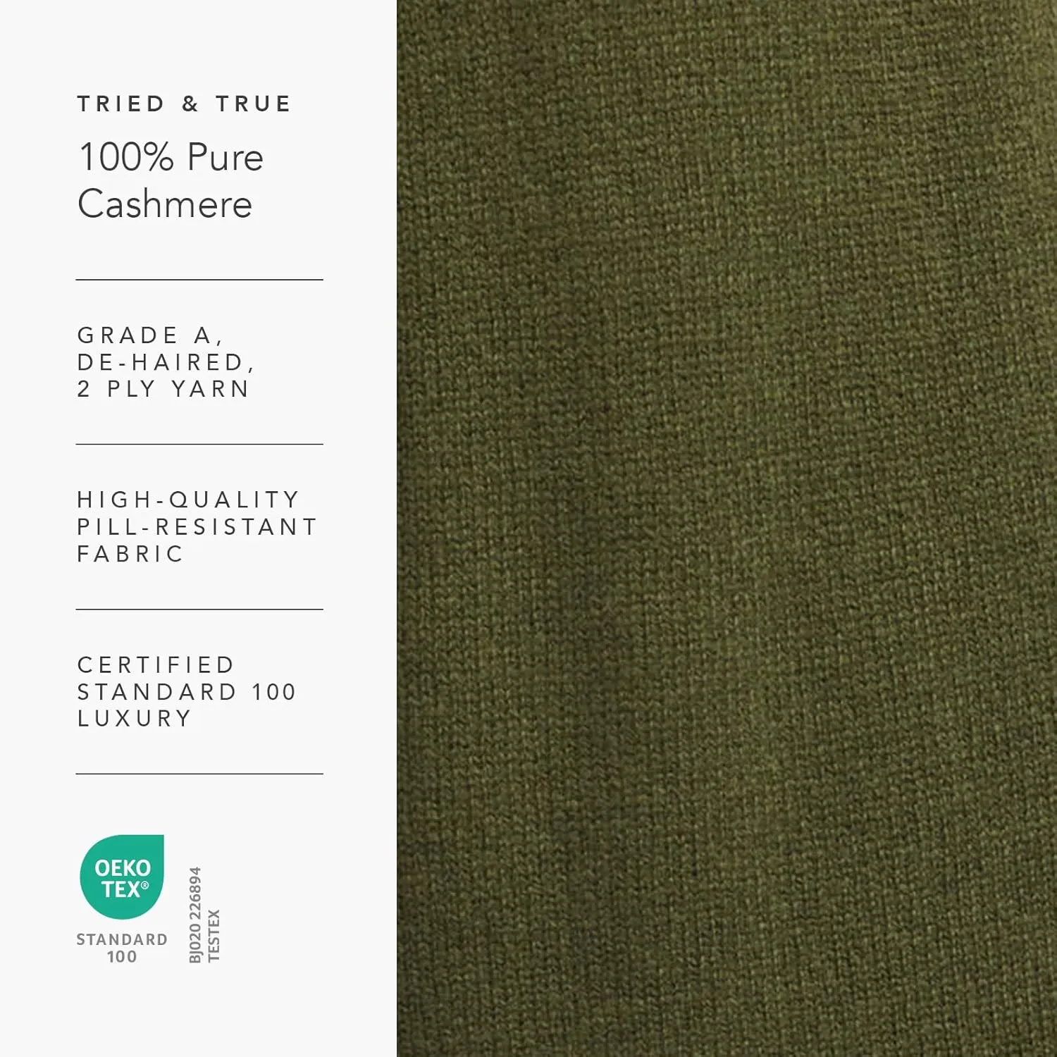 Fishers Finery Men's 100% Pure Cashmere Slouchy Beanie