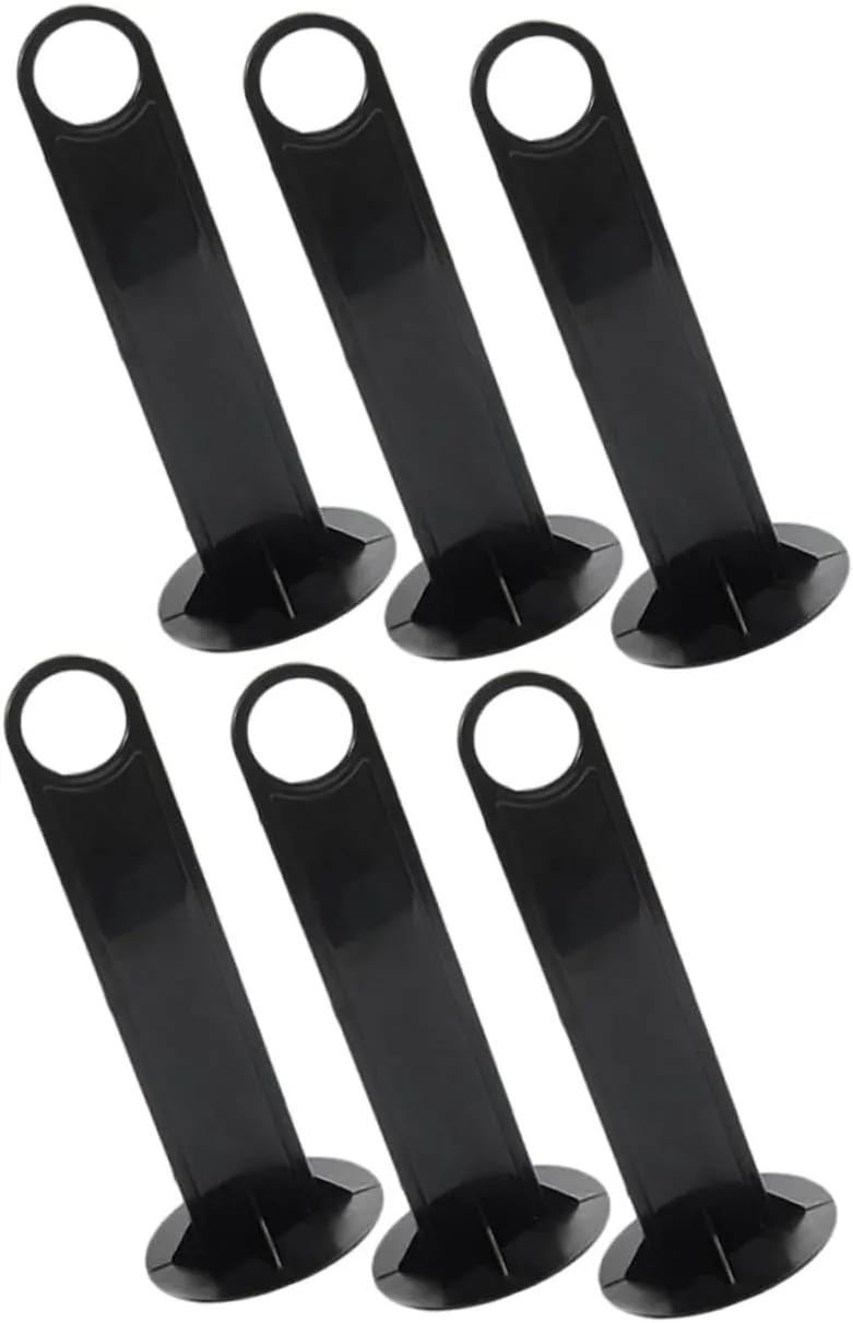 Flat Cones Soccer Post 6pcs Training Cone Holders Pp Material Easy to Carry Storage for Sign Plate Racks