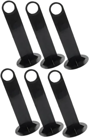 Flat Cones Soccer Post 6pcs Training Cone Holders Pp Material Easy to Carry Storage for Sign Plate Racks