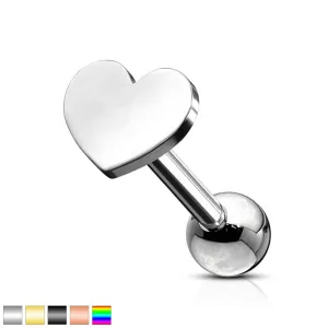 Flat Heart Ball Back 16g