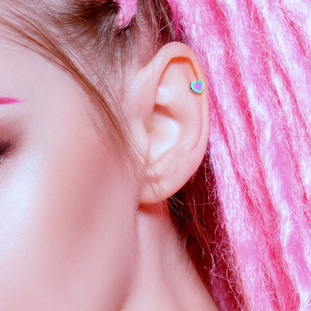 Flat Heart Ball Back 16g