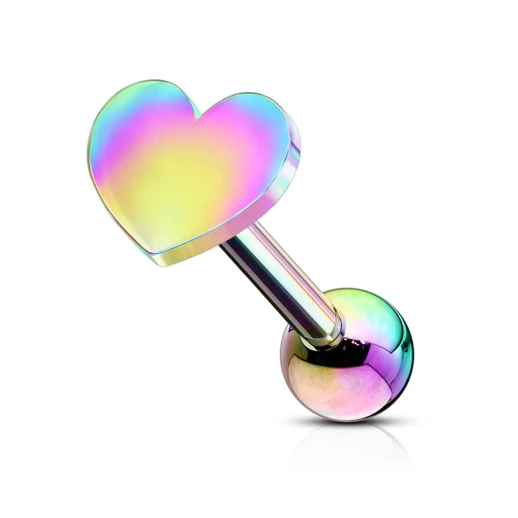 Flat Heart Ball Back 16g