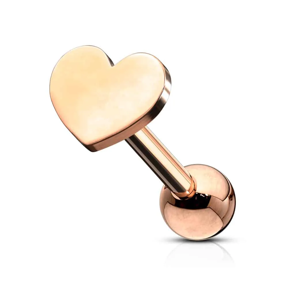 Flat Heart Ball Back 16g