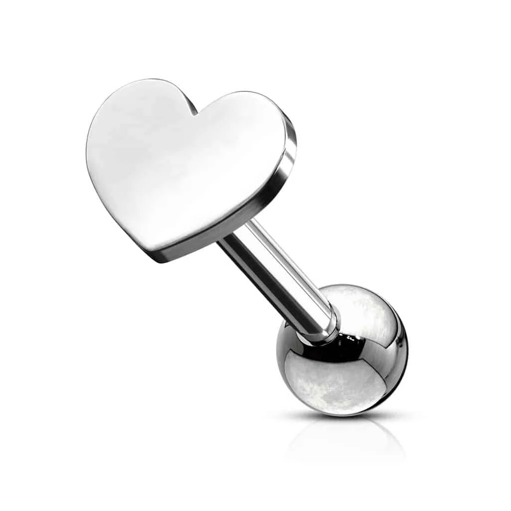 Flat Heart Ball Back 16g