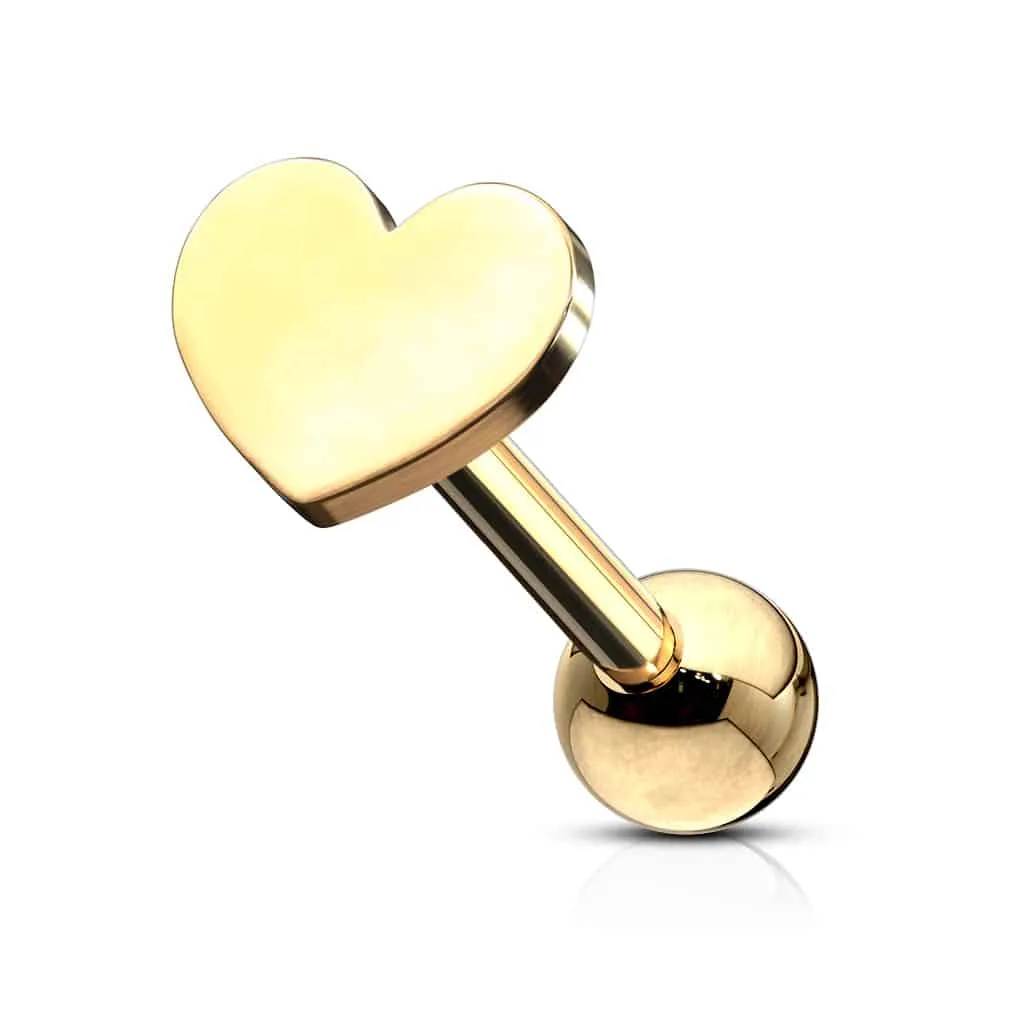 Flat Heart Ball Back 16g