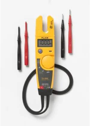 FLUKE ELECTRICAL TESTER, FLAT, CAL TRACEABLE W (T5-1000 USA CAL)