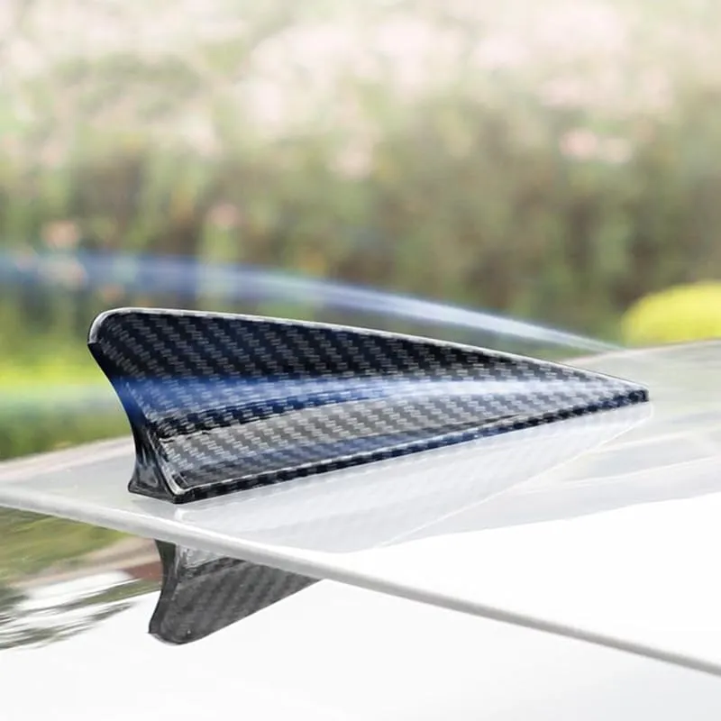 for Ligier JS50/JS60/Myli/Pulse 4/Be Sun/Be Two/OptiMax/X-Pro/X-Too Pack-1 Shark Fin Car, Easy to Install Self-Adhesive Automotive Top Roof Ornament Part, Aerodynamic Design,1 PS-219