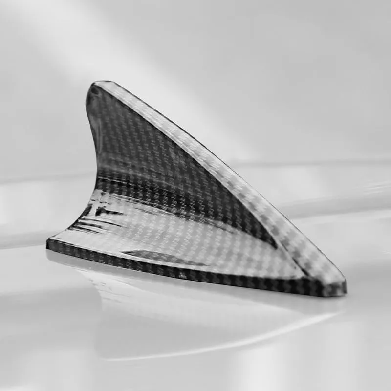for Ligier JS50/JS60/Myli/Pulse 4/Be Sun/Be Two/OptiMax/X-Pro/X-Too Pack-1 Shark Fin Car, Easy to Install Self-Adhesive Automotive Top Roof Ornament Part, Aerodynamic Design,1 PS-219
