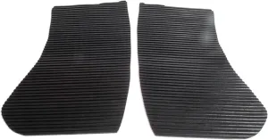 FS 35 Gravel Shields Molded Flat Without Metal Backing Plates Compatible with/Replacement for Buick Century Series 60 1941, Limited Series 90 1941, Roadmaster Series 70 1941