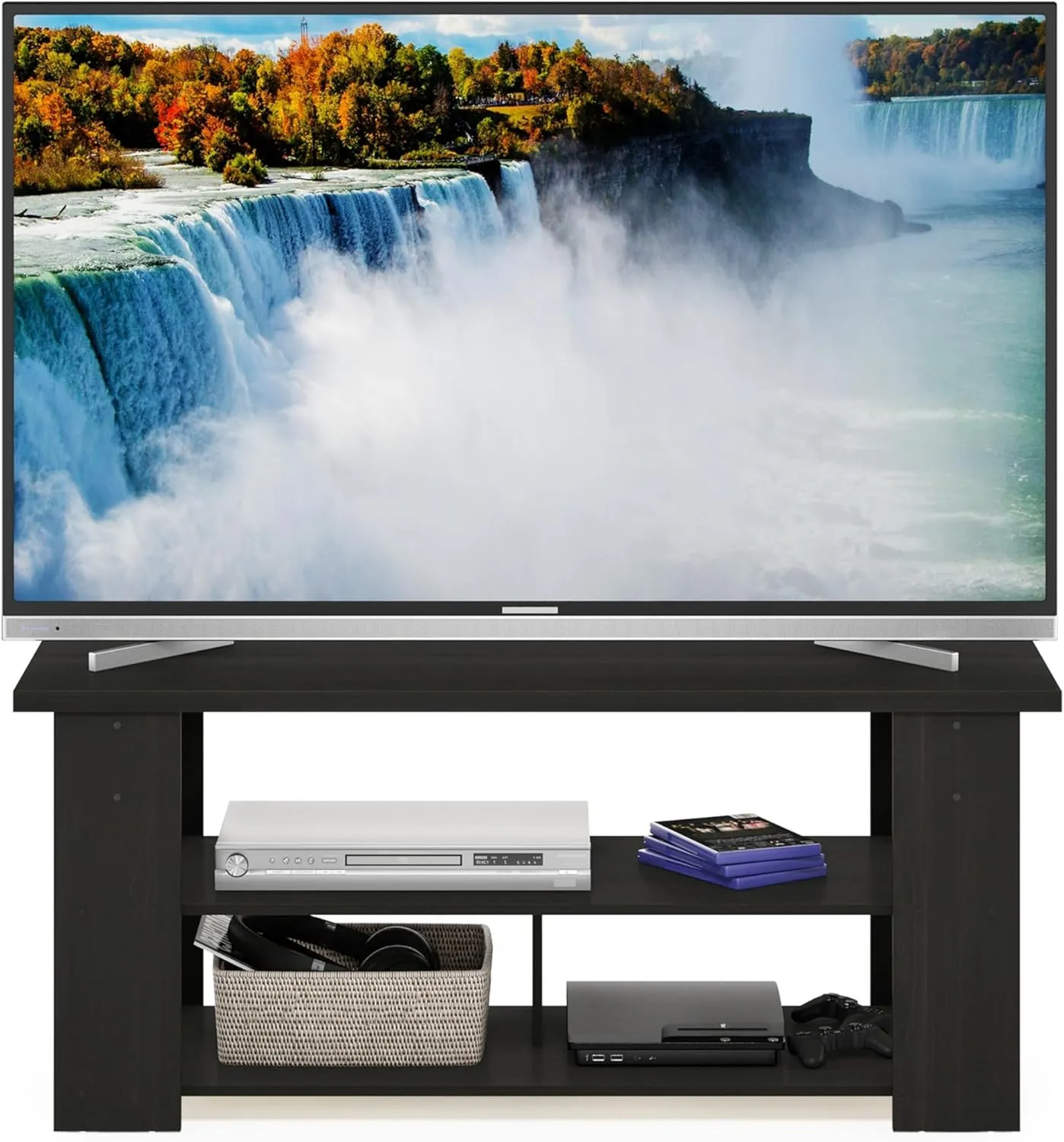 Furinno Jaya TV Stand, Espresso, 50