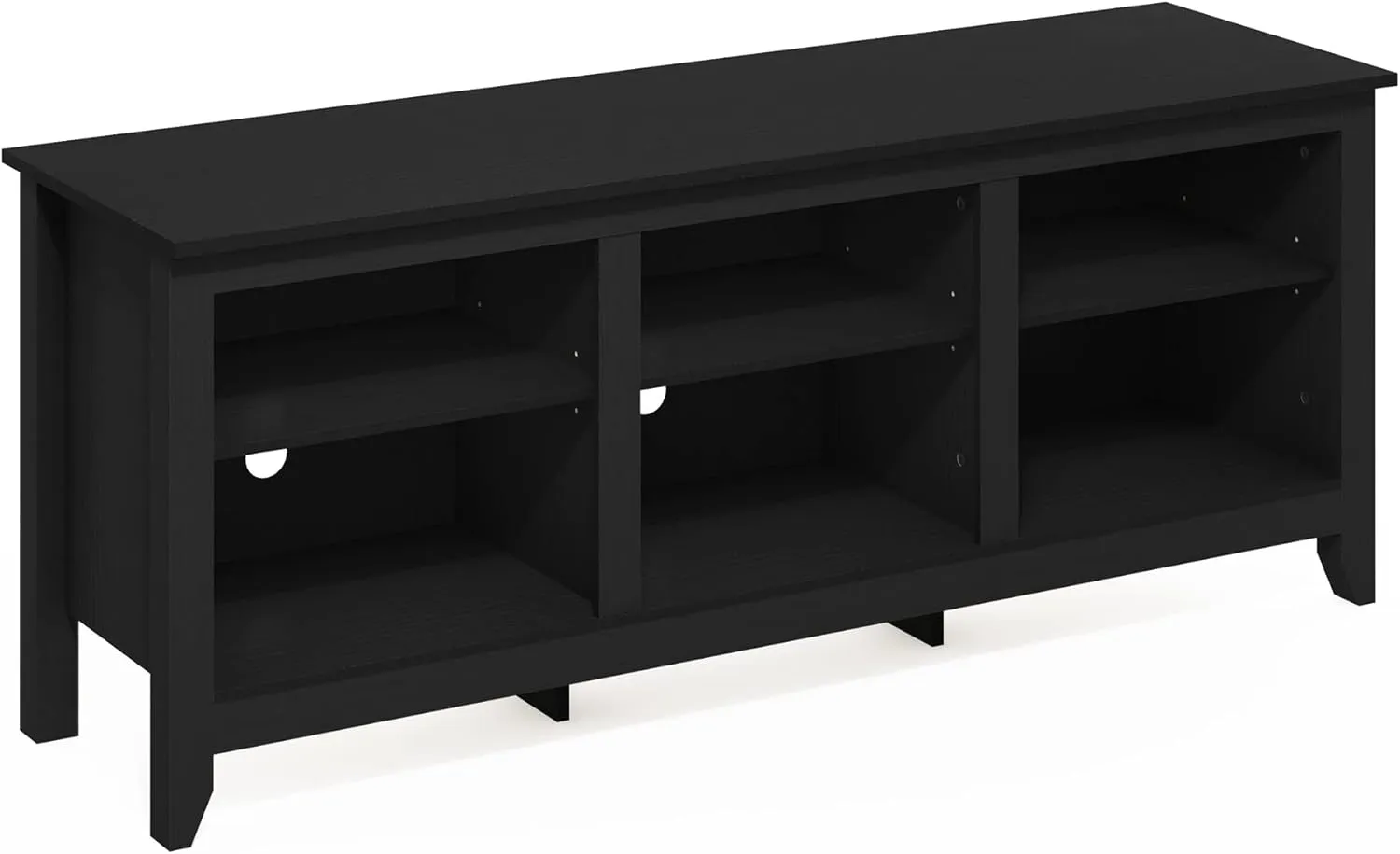 Furinno Jensen Entertainment Center for TV up to 65 Inch, 65-Inch, Americano