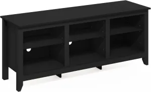 Furinno Jensen Entertainment Center for TV up to 65 Inch, 65-Inch, Americano