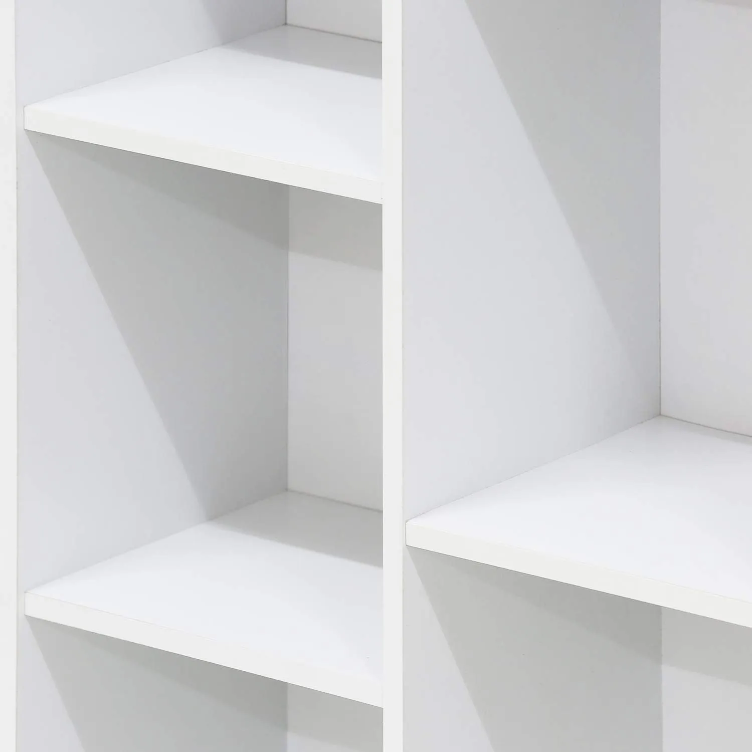 Furinno Luder Bookcase / Book / Storage , 5-Cube, White