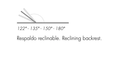 Gandia Blasco Flat High Chaiselongue