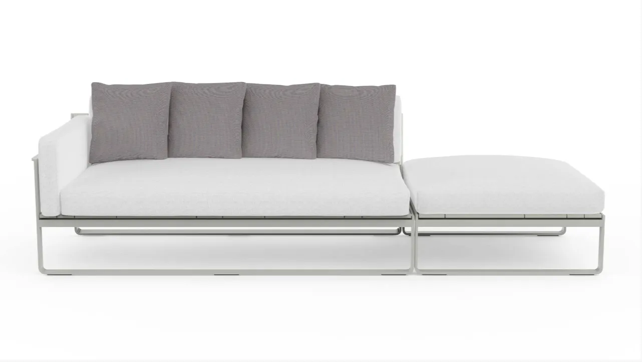 Gandia Blasco Flat Sectional Hocker