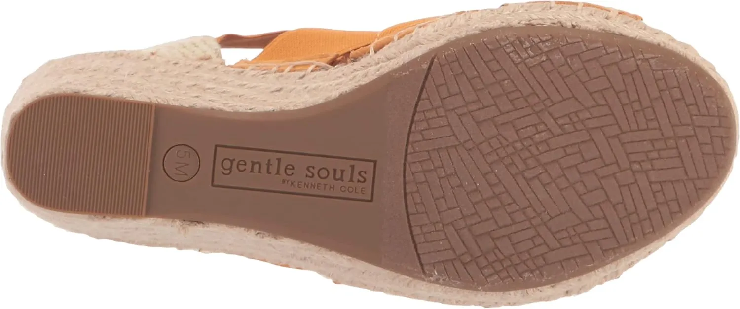 Gentle Souls by Kenneth Cole Women's Charli Four Elastic Heeled Sandal