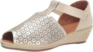 Gentle Souls by Kenneth Cole Women's Luci T-Strap 3 Espadrille Wedge Sandal