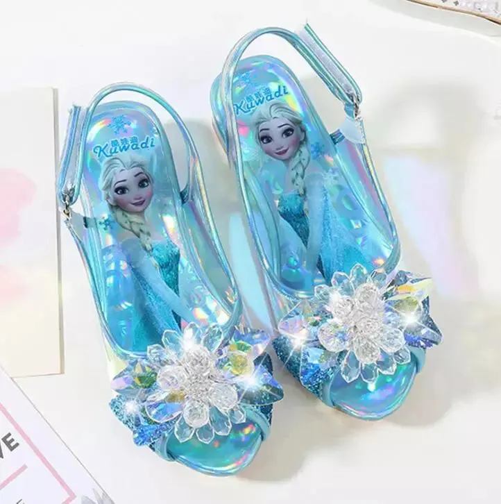 Girls Party Glitter Shoes Princess Sandals