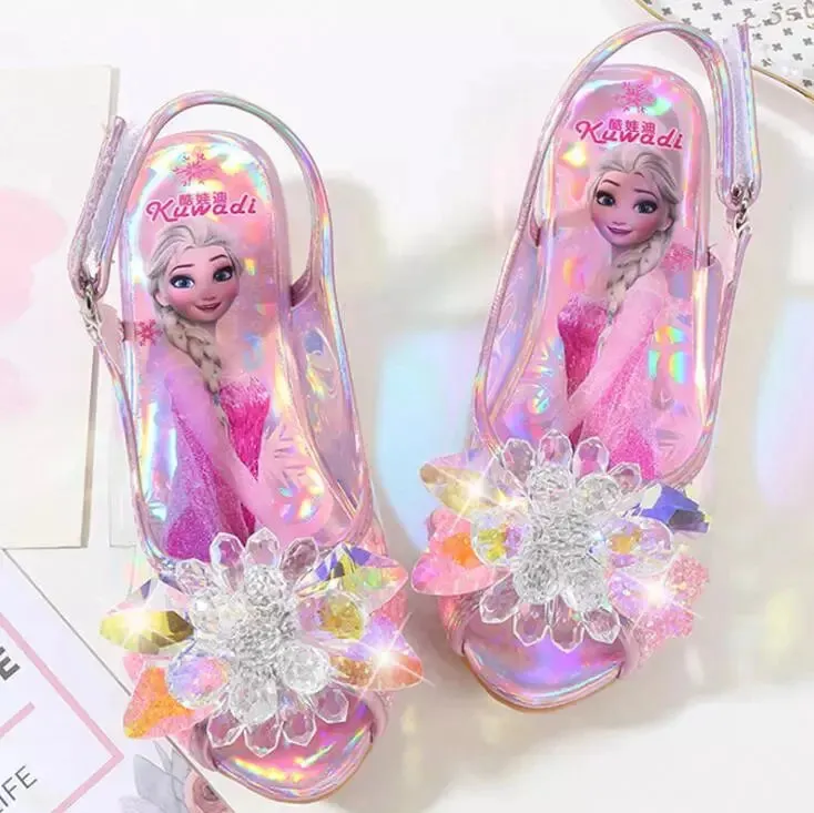 Girls Party Glitter Shoes Princess Sandals
