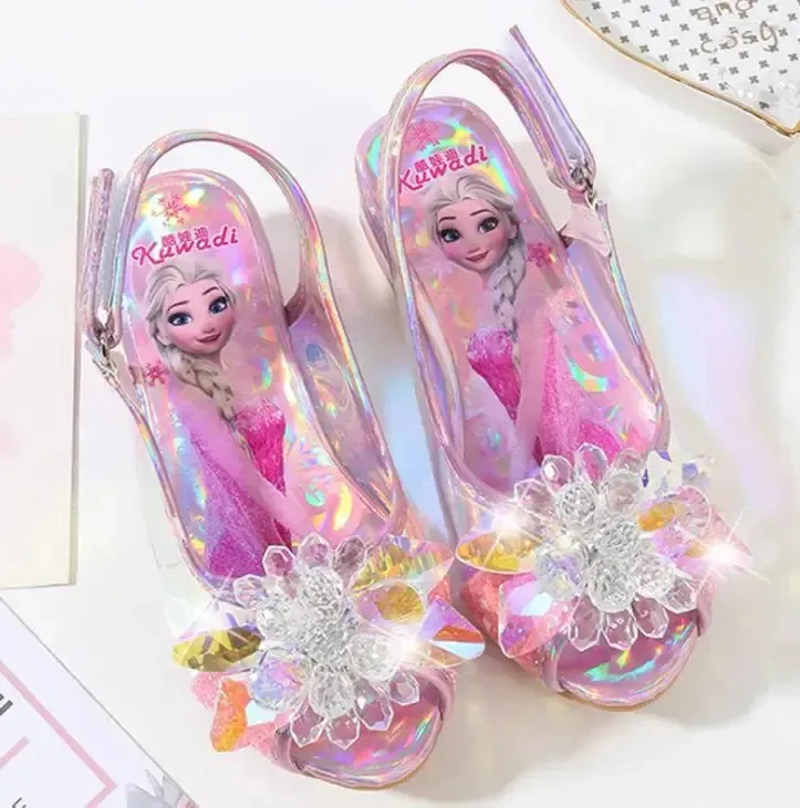 Girls Party Glitter Shoes Princess Sandals
