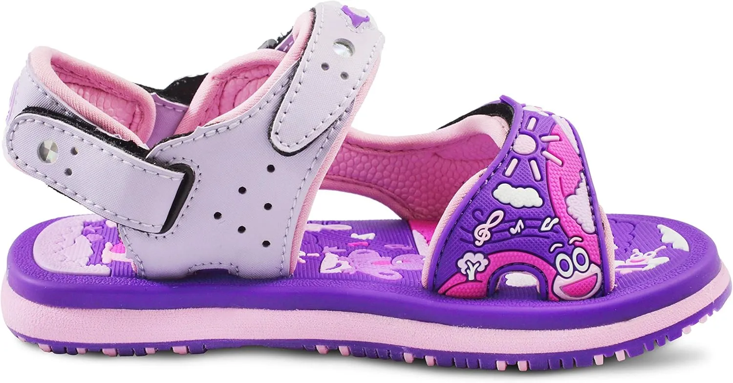 Gold Pigeon Shoes KIDS Easy Snap Lock Outdoor/Water Sandals & Slides. Adjustable Straps