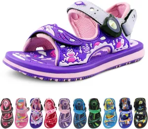 Gold Pigeon Shoes KIDS Easy Snap Lock Outdoor/Water Sandals & Slides. Adjustable Straps
