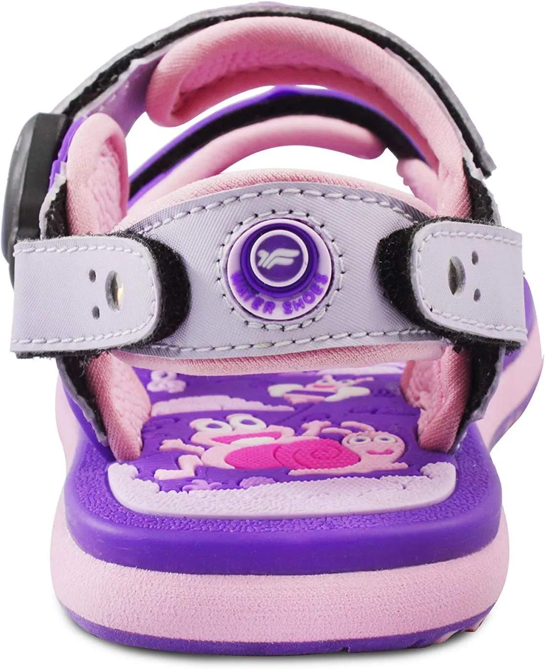 Gold Pigeon Shoes KIDS Easy Snap Lock Outdoor/Water Sandals & Slides. Adjustable Straps