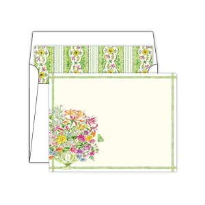 Green Botanical Vase Social Set