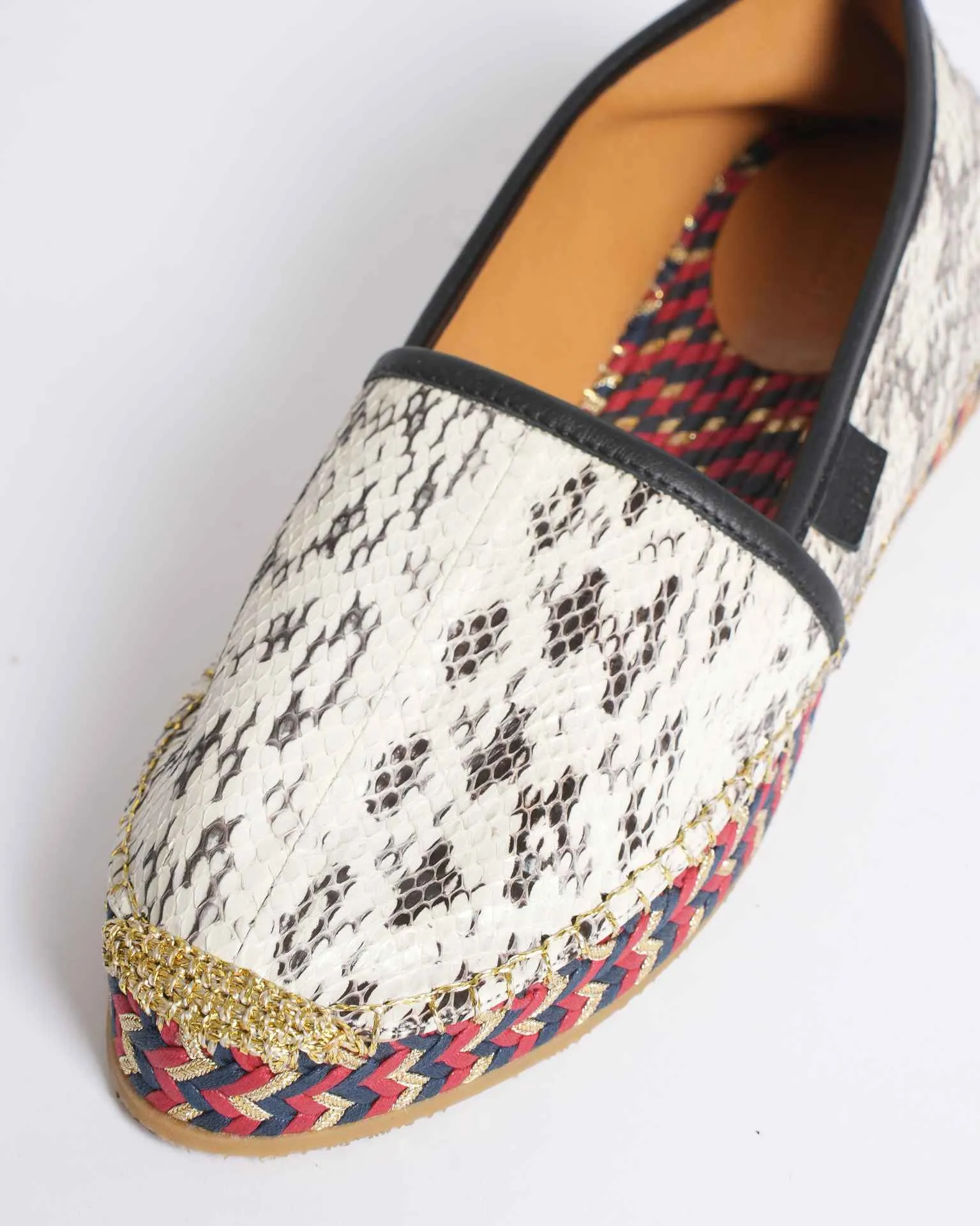 Gucci snakeskin espadrilles