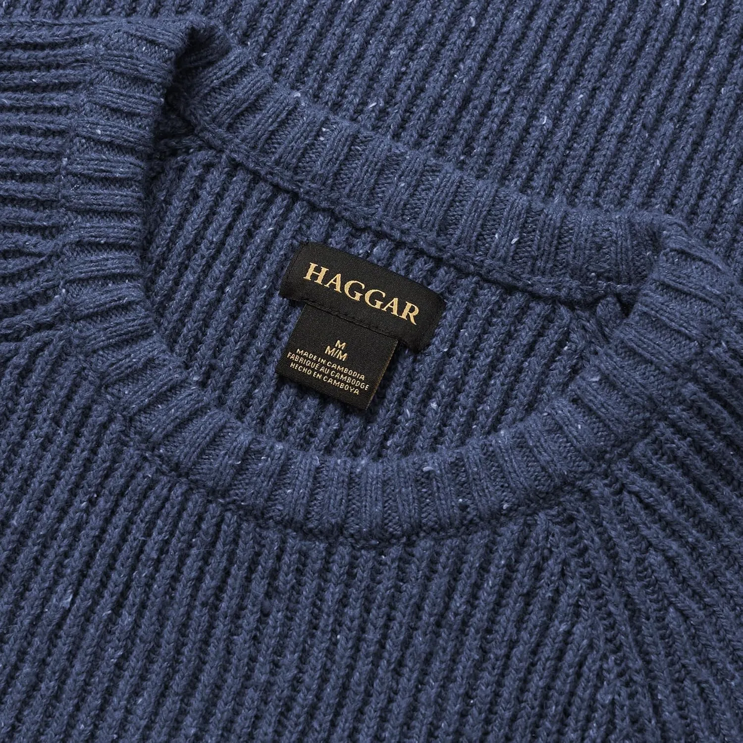 Haggar Mens Long Sleeve Raglan Crewneck Sweater