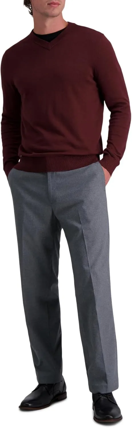 Haggar Mens Long Sleeve V-Neck Sweater