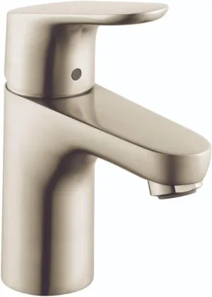 hansgrohe Focus Modern Upgrade Easy Clean 1-Handle 1 7-inch Tall Bathroom Sink Faucet in Brushed Nickel, 04371820