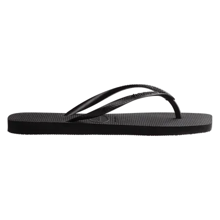 Havaianas Slim Square Female Thongs - Solid Black