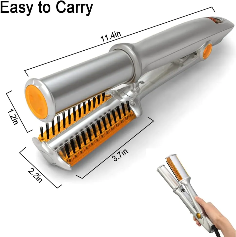 Heat Resistant Mat for Hair Styling Tools: Large 11" x 7.5", Grey - Perfect for Curling Irons, Hair Straighteners, and Flat Irons (Gold)
